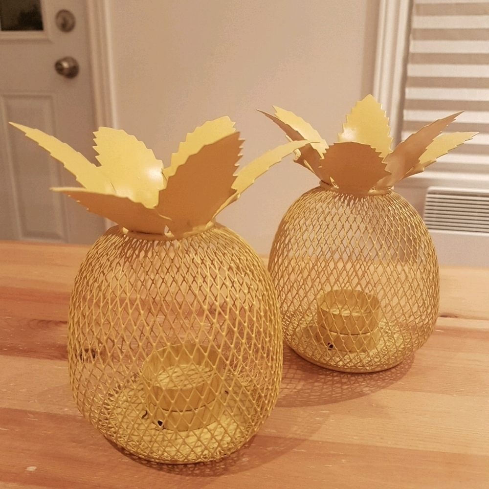 🔥 SALE Pineapple Lantern Candle Holder Set